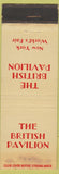 Matchbook Cover - British Pavilion 1939 New York World's Fair STAINED