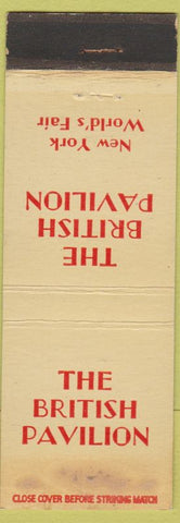 Matchbook Cover - British Pavilion 1939 New York World's Fair STAINED