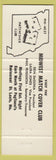 Matchbook Cover - Hotel Park Shelton RMS Convention Detroit MI pinup 1963