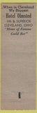 Matchbook Cover - Hotel Lorraine Toledo OH