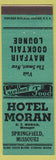 Matchbook Cover - Hotel Moran Springfield MO