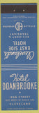 Matchbook Cover - Hotel Doanbrooke Cleveland OH