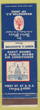 Matchbook Cover - Hotel Plaza Washington DC