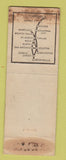 Matchbook Cover - Braniff Airlines Wright Aircraft Engines WEAR