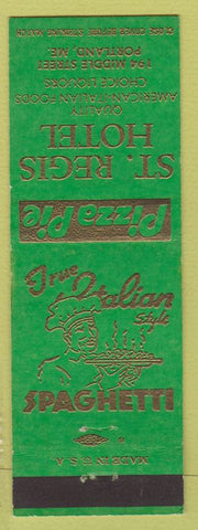 Matchbook Cover - St Regis Hotel Portland ME