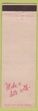 Matchbook Cover - WHK Radio Cleveland OH