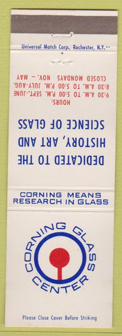 Matchbook Cover - Corning Glass Center Binghamton NY