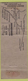 Matchbook Cover - West Point Route Railroad