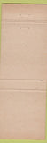 Matchbook Cover - Gilfillin & Houston Greenville SC insurance