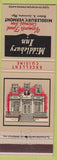Matchbook Cover - Middlebury Inn Middlebury VT