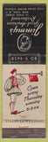 Matchbook Cover - Jimmy's Greek American Restaurant New York City