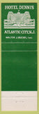 Matchbook Cover - Hotel Dennis Atlantic City NJ