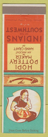 Matchbook Cover - Hopi Pottery Indians of the Southwest Mancos Colorado