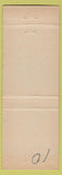 Matchbook Cover - Villa Nova Itallian Restaurant Pizza Columbus GA