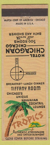 Matchbook Cover - Hotel Chicagoan Chicago IL