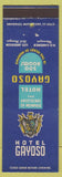 Matchbook Cover - Hotel Gayoso Memphis TN