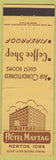 Matchbook Cover - Hotel Maytag Newton IA
