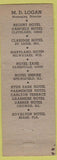 Matchbook Cover - Maryland Hotel Milwaukee WI