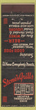 Matchbook Cover - Stone's Grills Ohio Chain WEAR
