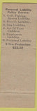 Matchbook Cover - Don McCullough Tax Consultant Hagerstown IN hillbilly