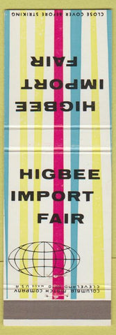 Matchbook Cover - Higbee Import Fair Cleveland OH