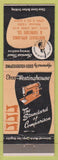 Matchbook Cover - Westinghouse Sewing Machine