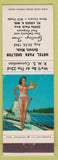 Matchbook Cover - Hotel Park Shelton Detroit MI RMS 1963 pinup Dan Degunia