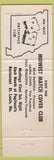Matchbook Cover - Hotel Park Shelton Detroit MI RMS 1963 pinup Dan Degunia