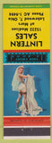 Matchbook Cover - Lintern Sales Lakewood OH pinup