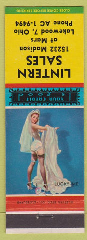 Matchbook Cover - Lintern Sales Lakewood OH pinup