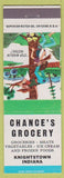 Matchbook Cover - Chance's Grocery Knightstown IN hillbilly