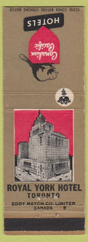 Matchbook Cover - Royal York Hotel Toronto ON