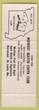 Matchbook Cover - Hotel Park Shelton Detroit MI RMS 1963 pinup Dan Degunia