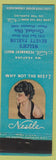 Matchbook Cover - Welch's Beauty Parlor Cleveland OH Perms girlie