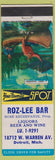 Matchbook Cover - Roz Lee Bar Detroit MI