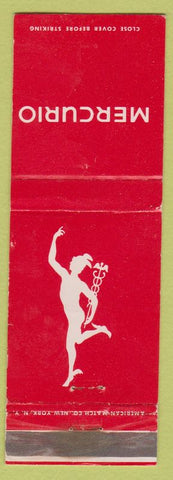 Matchbook Cover - Mercurio New York City WEAR