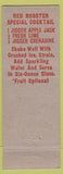 Matchbook Cover - Red Rooster Cafe Cleveland OH