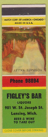 Matchbook Cover - Figley's Bar Lansing MI