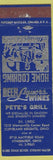 Matchbook Cover - Pete's Grill Lyndhurst OH Cleveland Heights