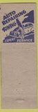 Matchbook Cover - CM Crall's garage Rockville PA pinup towing