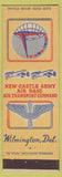 Matchbook Cover - New Castle Army Base Wilmington DE