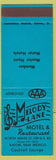 Matchbook Cover - Melody Lane Motel Raton NM SAMPLE
