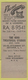 Matchbook Cover - King Theatrical Studios Dancing Singing training Astoria LI NY