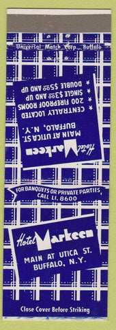 Matchbook Cover - Hotel Markeen Buffalo NY