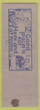 Matchbook Cover - Oliver's Cafe Gastonia NC SAMPLE