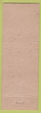 Matchbook Cover - Hank's Tavern pinup