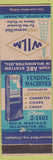 Matchbook Cover - WILM Radio Wilmington DE Vending Machines