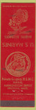 Matchbook Cover - US Marine Barracks Hingham MA