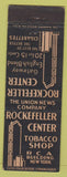 Matchbook Cover - Rockefeller Center Tobacco Shops New York City