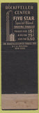 Matchbook Cover - Rockefeller Center Tobacco Shops New York City